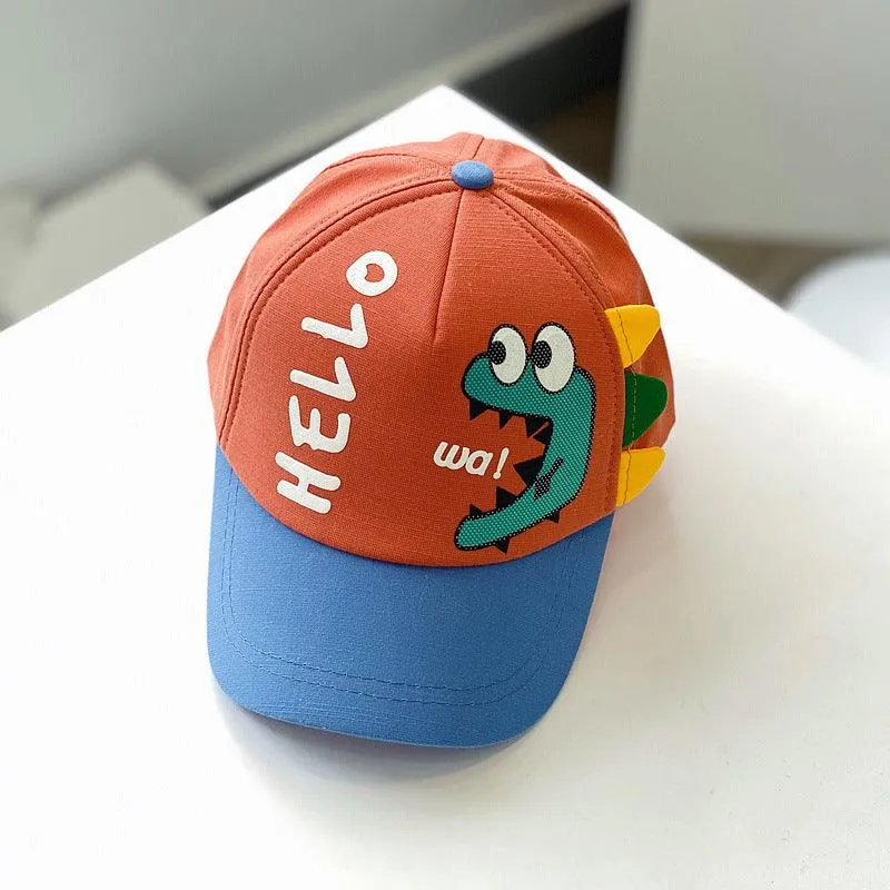 Children's Cartoon Color Matching Baseball Cap