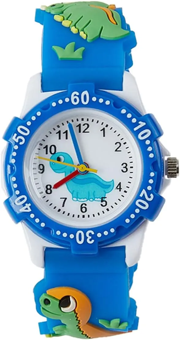 Child's Love 3D Cartoon Daily Waterproof Watches for Boys Ages 3-12