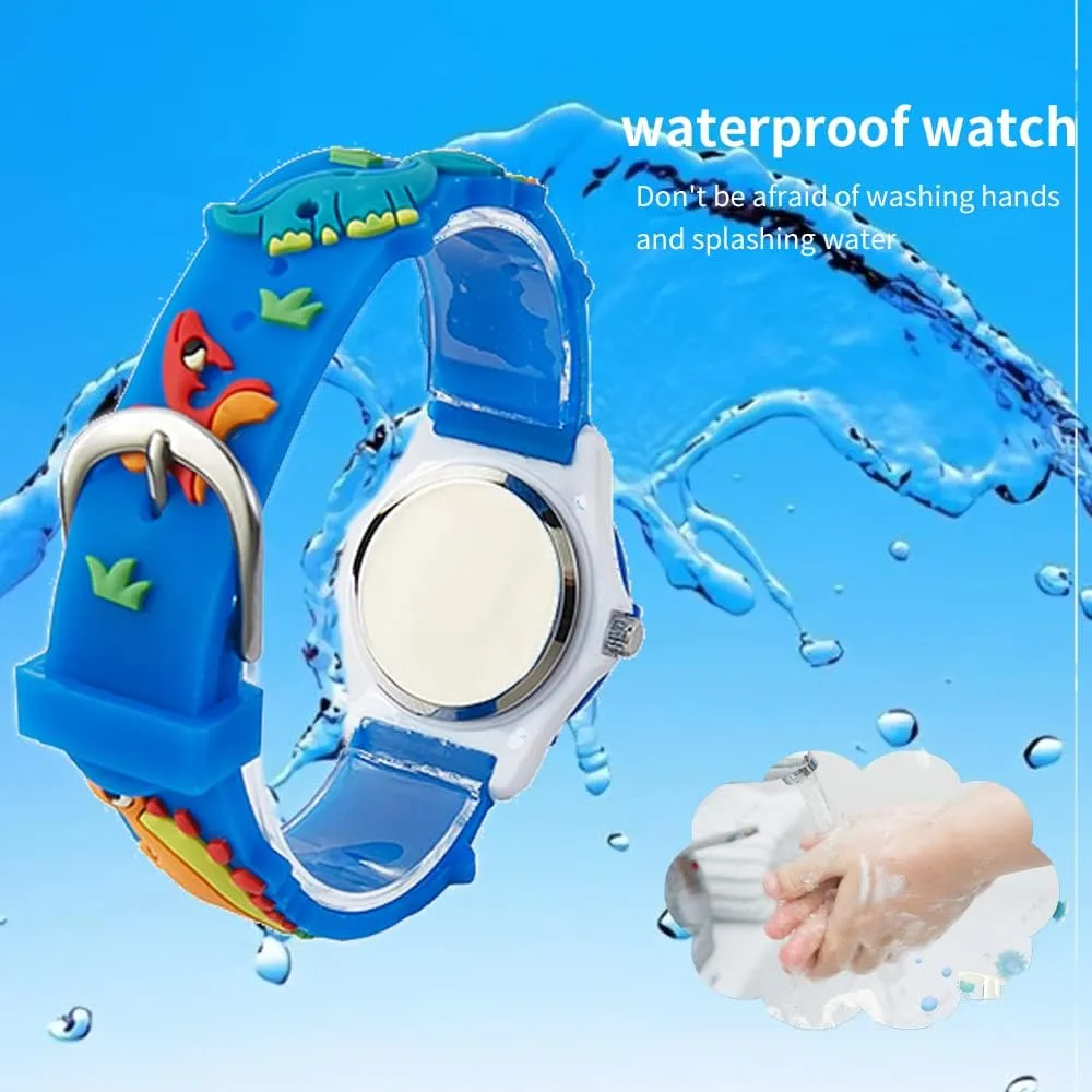 Child's Love 3D Cartoon Daily Waterproof Watches for Boys Ages 3-12