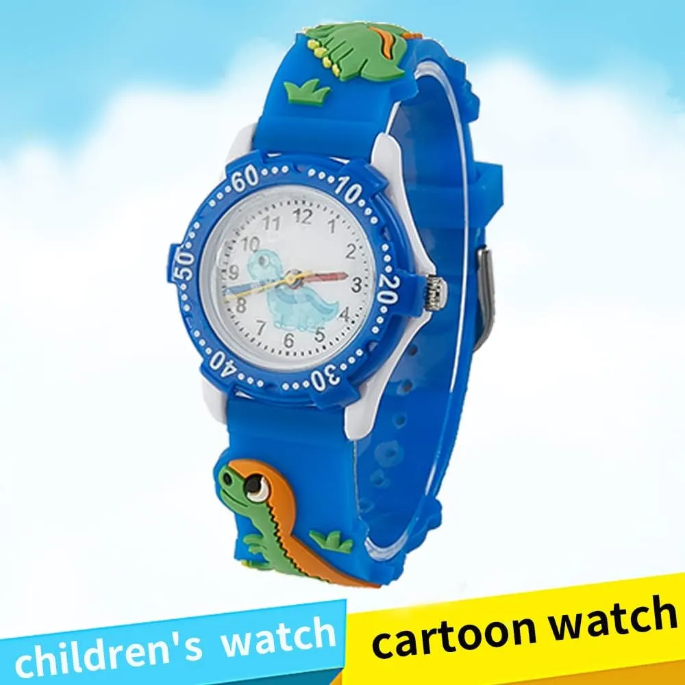 Child's Love 3D Cartoon Daily Waterproof Watches for Boys Ages 3-12