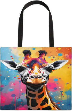 Chinese Panda Bamboo Leaves Canvas Tote Bag for Women Men Stylish Tote Handbag Shoulder Bag Reusable Grocery Bag