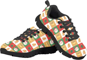 Christmas Children's Running Shoes for Kids Girls Boys Lightweight Sneakers Tennis Running Indoor Outdoor Athletic Shoes for Little Kid Size11-13/ Big Kids Size1-5