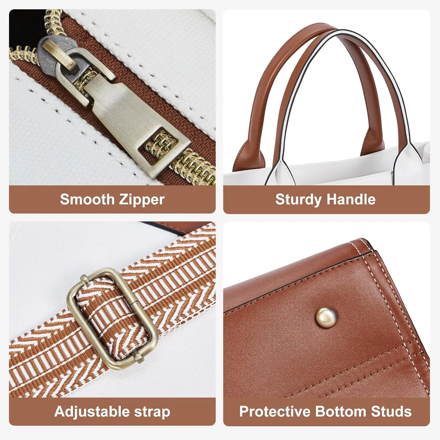 CLUCI Laptop Tote Bag for women 15.6 inch Computer Briefcase Leather Work Shoulder Bags Handbag for Office,School,Travel