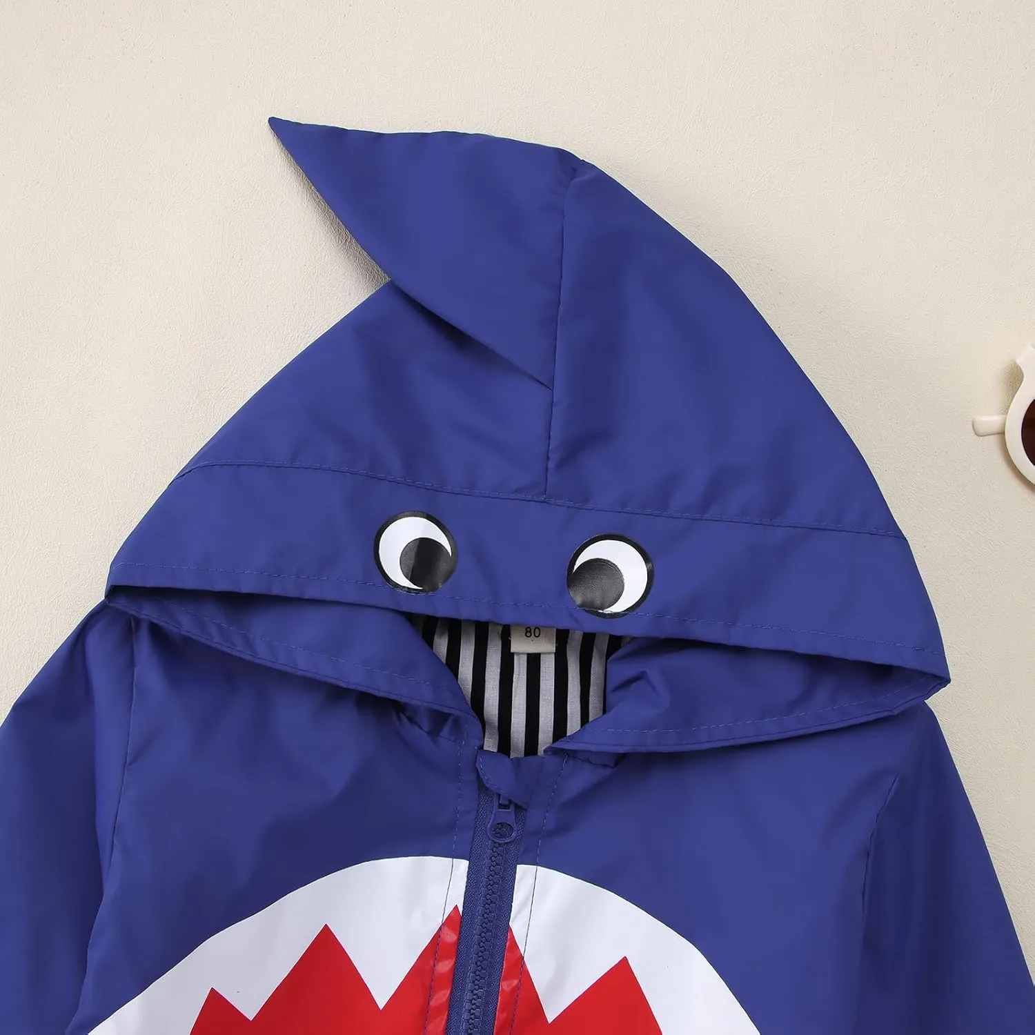 CM C&M WODRO Toddler Baby Boy Girl Duck Rain Jacket Cute Cartoon Animal Raincoat Hoodie Kids Coat Fall Winter School Outfit