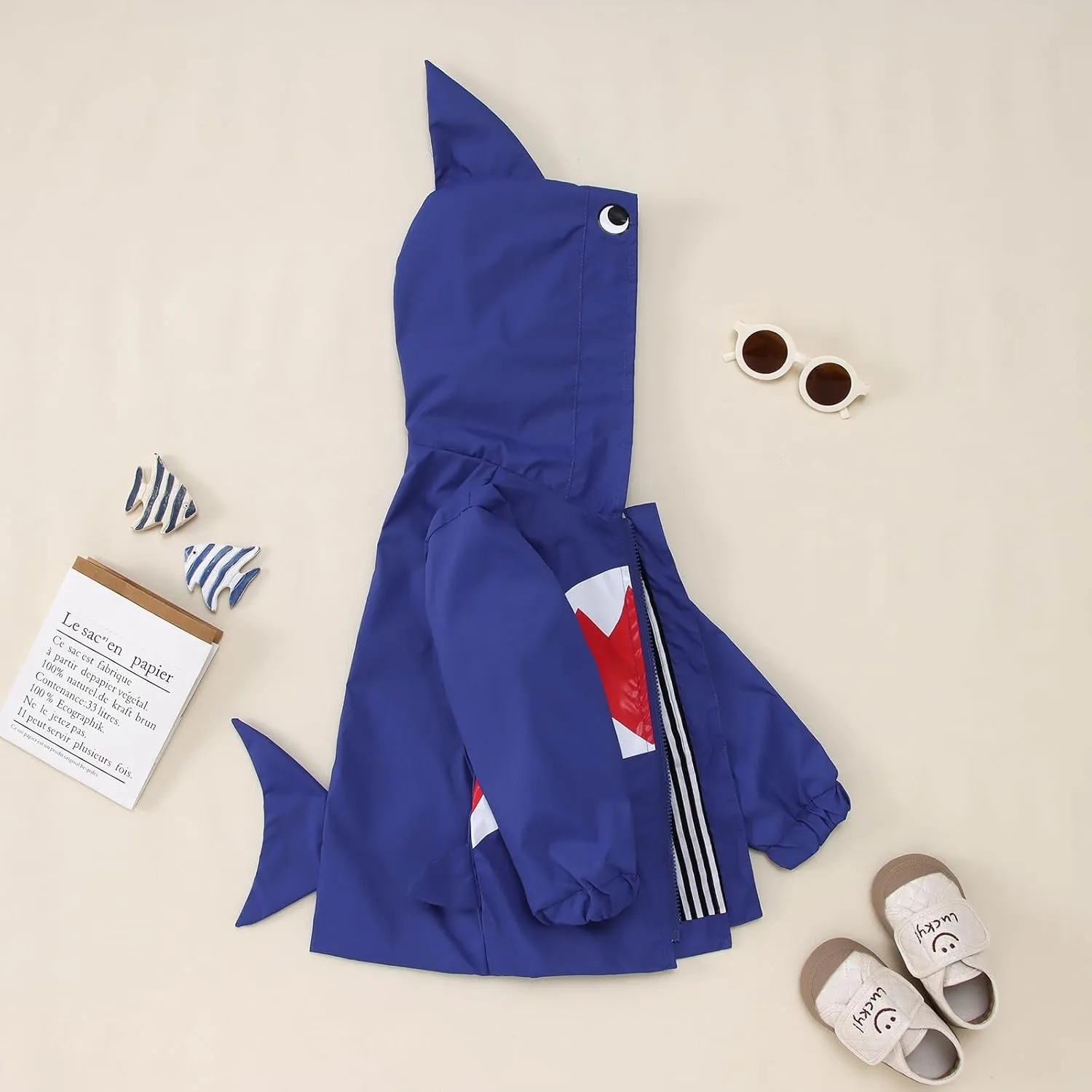 CM C&M WODRO Toddler Baby Boy Girl Duck Rain Jacket Cute Cartoon Animal Raincoat Hoodie Kids Coat Fall Winter School Outfit