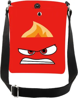 CMNIM Cartoon Insiding Movie Gifts Anger Face Character Crossbody Bag Outing Series Gifts for Fans Cartoon Emotional Merch