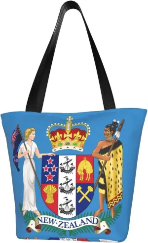 Coat Of Arms Of New Zealand Fashion Shoulder Bag Large Capacity For Man Or Woman