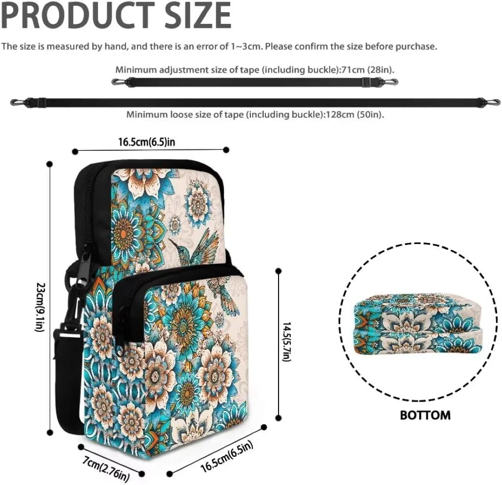 Coldinair Women Crossbody Cell Phone Purse Wallets Shoulder Bag Purses Clutch