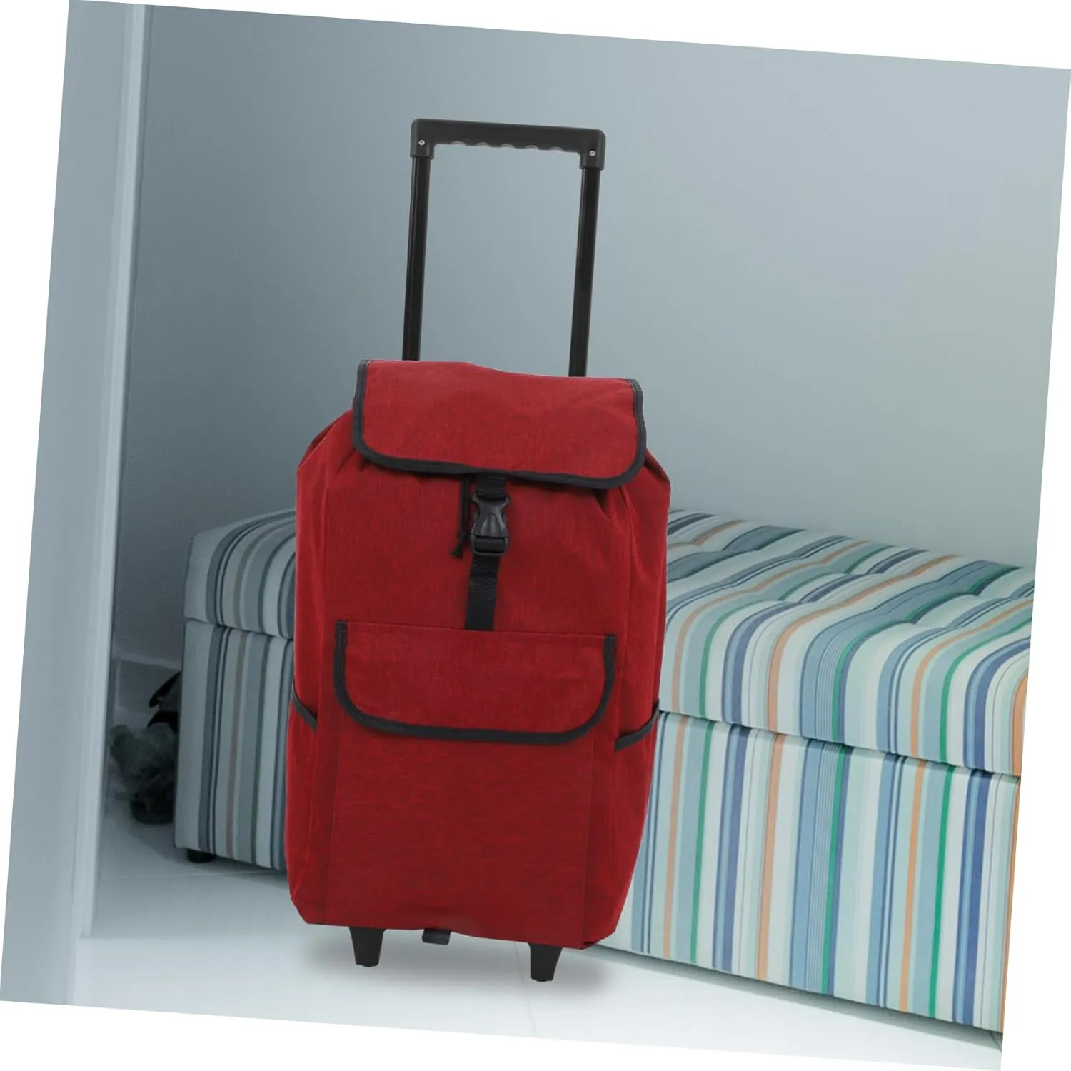 Collapsible Trolley Bag Replacement for Shopping Cart Spacious Oxford Cloth Storage Bag and Thickened Design for Groceries and Errands Portable Hand Cart Liner
