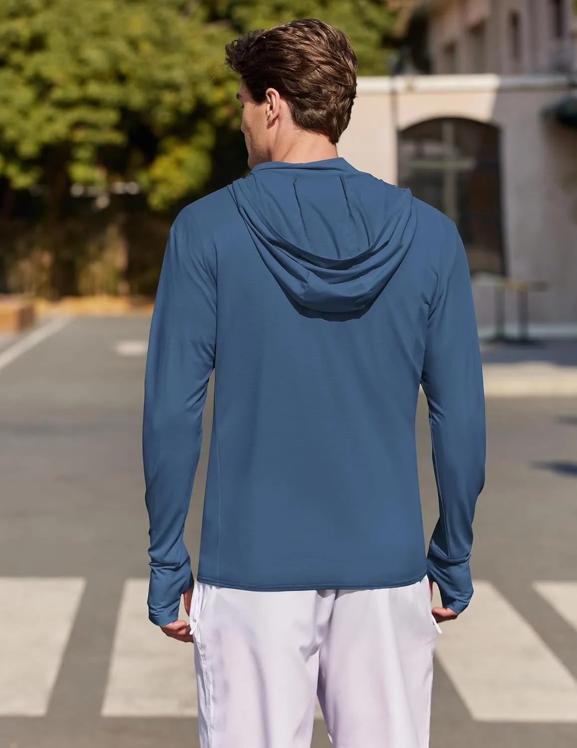 COOFANDY Men's UPF 50  Light Jacket Full Zip Sun Protection Hoodie Long Sleeve Sun Shirts UV Fishing Hiking Athletic Running