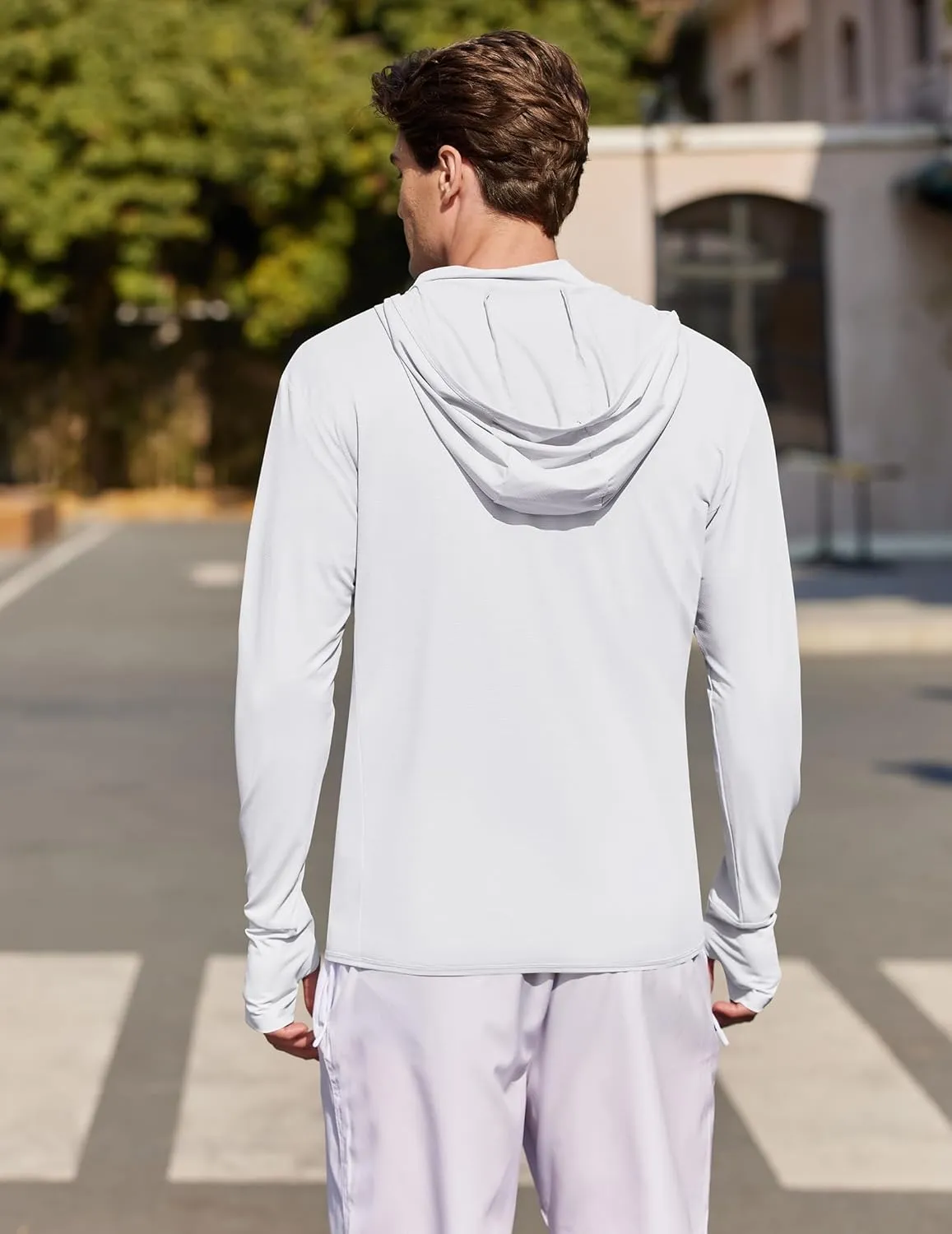 COOFANDY Men's UPF 50  Light Jacket Full Zip Sun Protection Hoodie Long Sleeve Sun Shirts UV Fishing Hiking Athletic Running