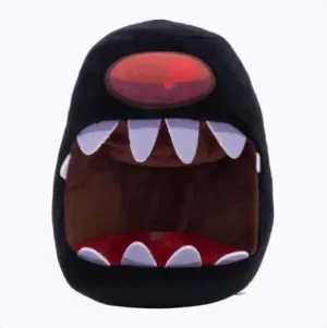 Cube Runners Cyclops Plush Toy， Plush cartoon dolls around The game, for boys and girls, 25CM/9.8 inches, Black