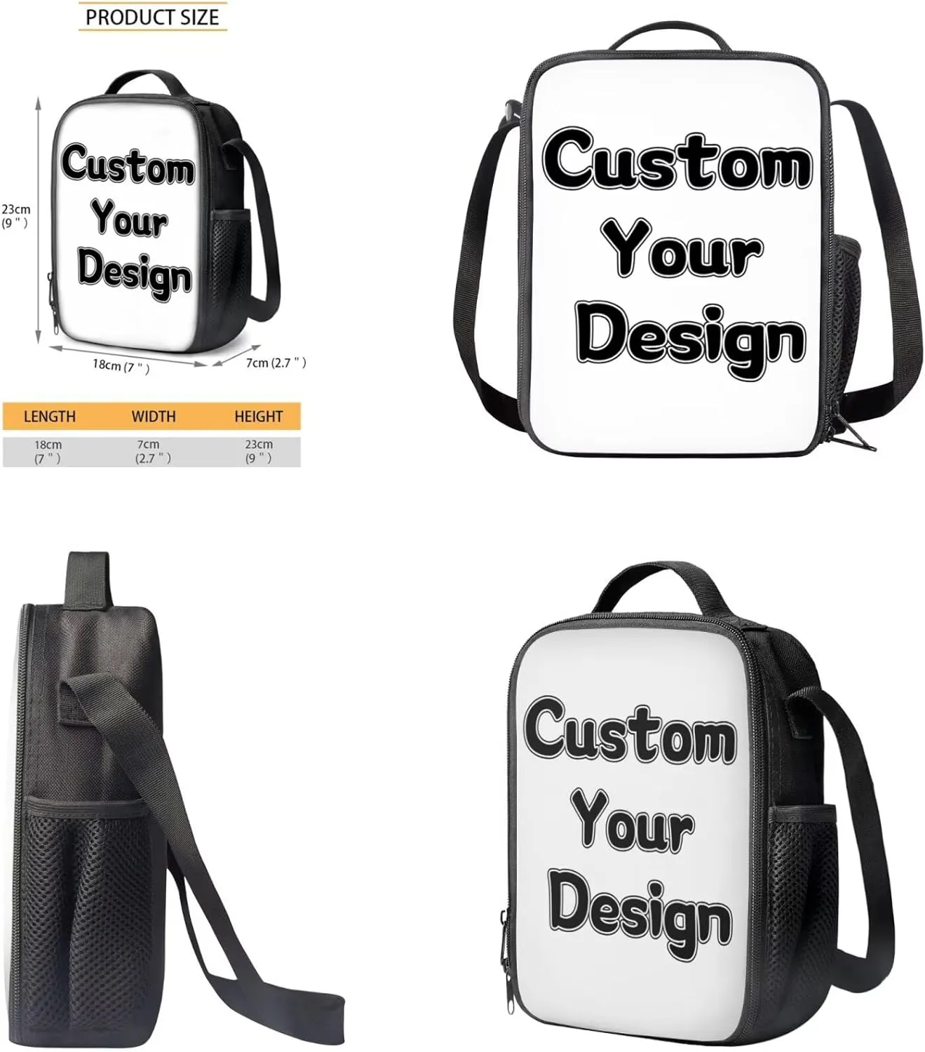 Custom Backpack and Lunchbox for Girls 17 Inch Mochilas Para Niñas School Bag for Kids Middle Kawaii Kindergarten Bookbag and Lunch Box 4 Piece