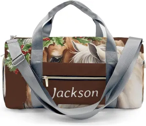 Custom Duffel Bag Horse Adventure Awaits: Best Travel Bags for Hiking and Sports