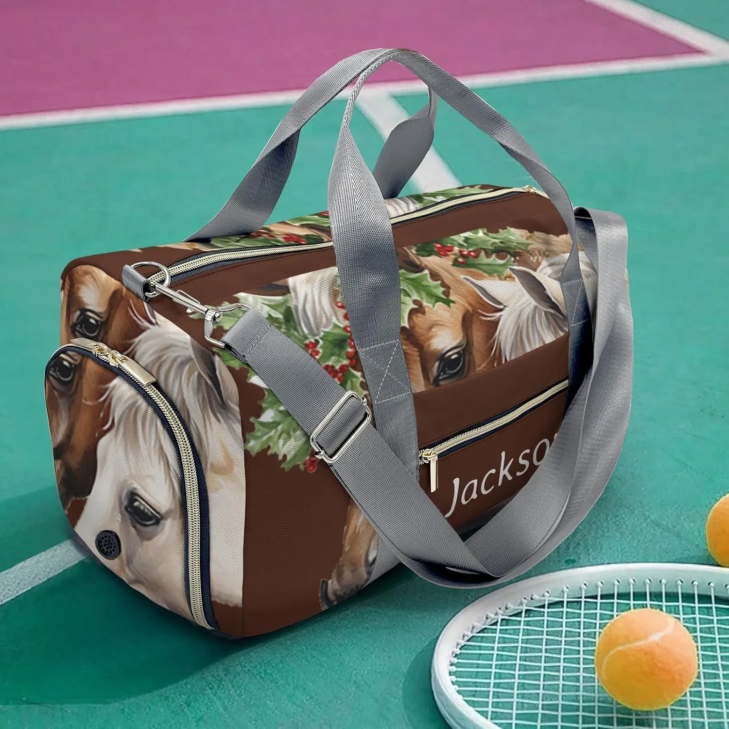Custom Duffel Bag Horse Adventure Awaits: Best Travel Bags for Hiking and Sports