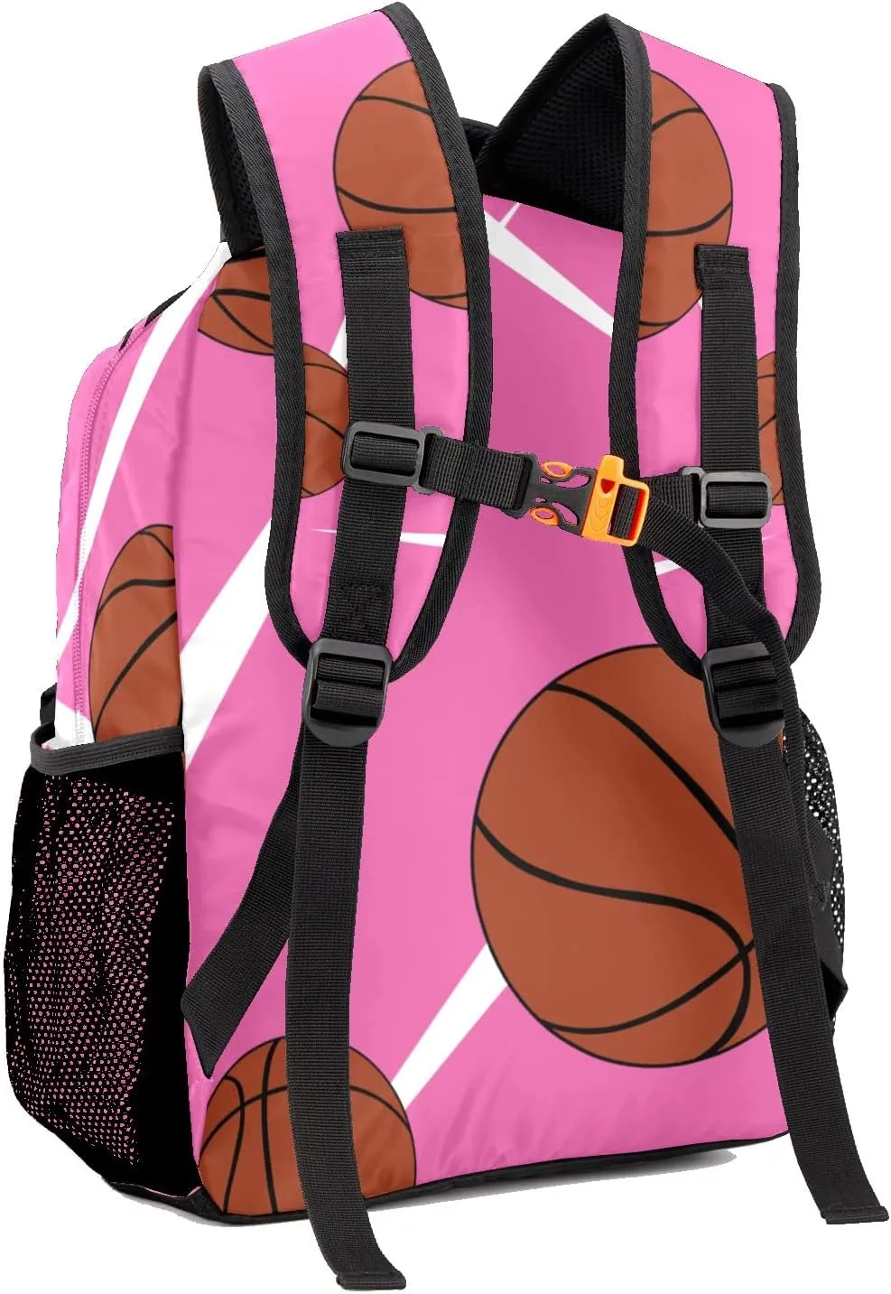 Custom Kid Backpack, Sport Basketball Player Team Personalized School Bookbag with Your Own Name, Customization Casual Bookbags for Student Girls Boys