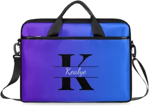 Custom Laptop Bag for Women Men Personalized Name 13 14 15.6 inch Laptop Messenger Shoulder Bags