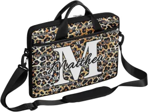 Custom Laptop Bag for Women Men Personalized Name 13 14 15.6 inch Laptop Messenger Shoulder Bags