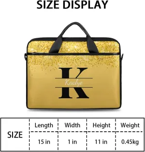 Custom Laptop Bag for Women Men Personalized Name 13 14 15.6 inch Laptop Messenger Shoulder Bags