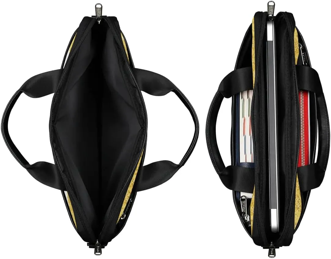 Custom Laptop Bag for Women Men Personalized Name 13 14 15.6 inch Laptop Messenger Shoulder Bags