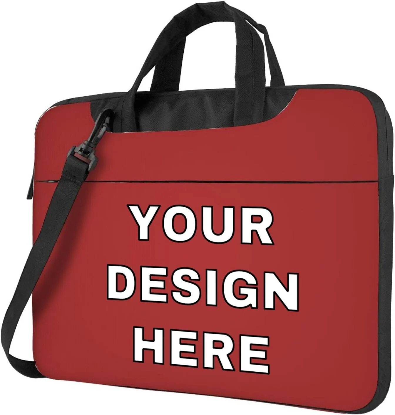 Custom Laptop Bag Messenger & Shoulder Bags Add Photo Text Computer Carrying Case with Strap