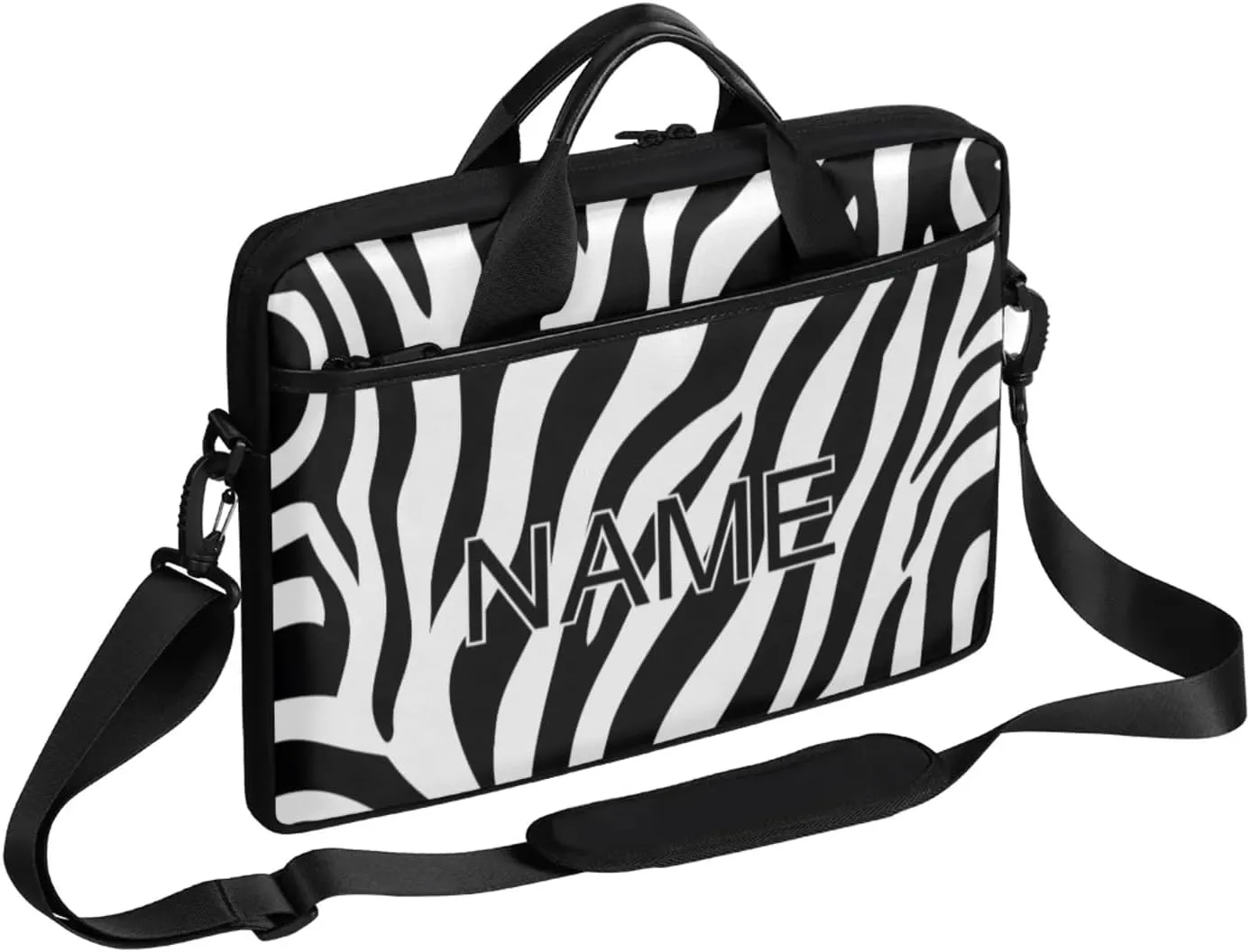 Custom Laptop Bag with Name Personalized 15 Inch Shoulder Computer Bag