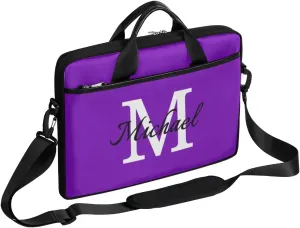 Custom Laptop Bag with Name Personalized Shoulder Bag Lightweight Computer Bag Messenger Bags with Handle