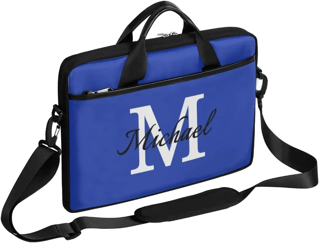 Custom Laptop Bag with Name Personalized Shoulder Bag Lightweight Computer Bag Messenger Bags with Handle