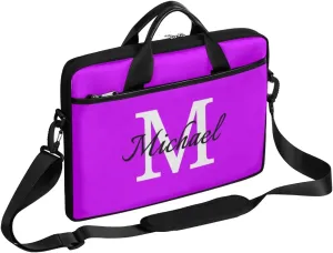Custom Laptop Bag with Name Personalized Shoulder Bag Lightweight Computer Bag Messenger Bags with Handle