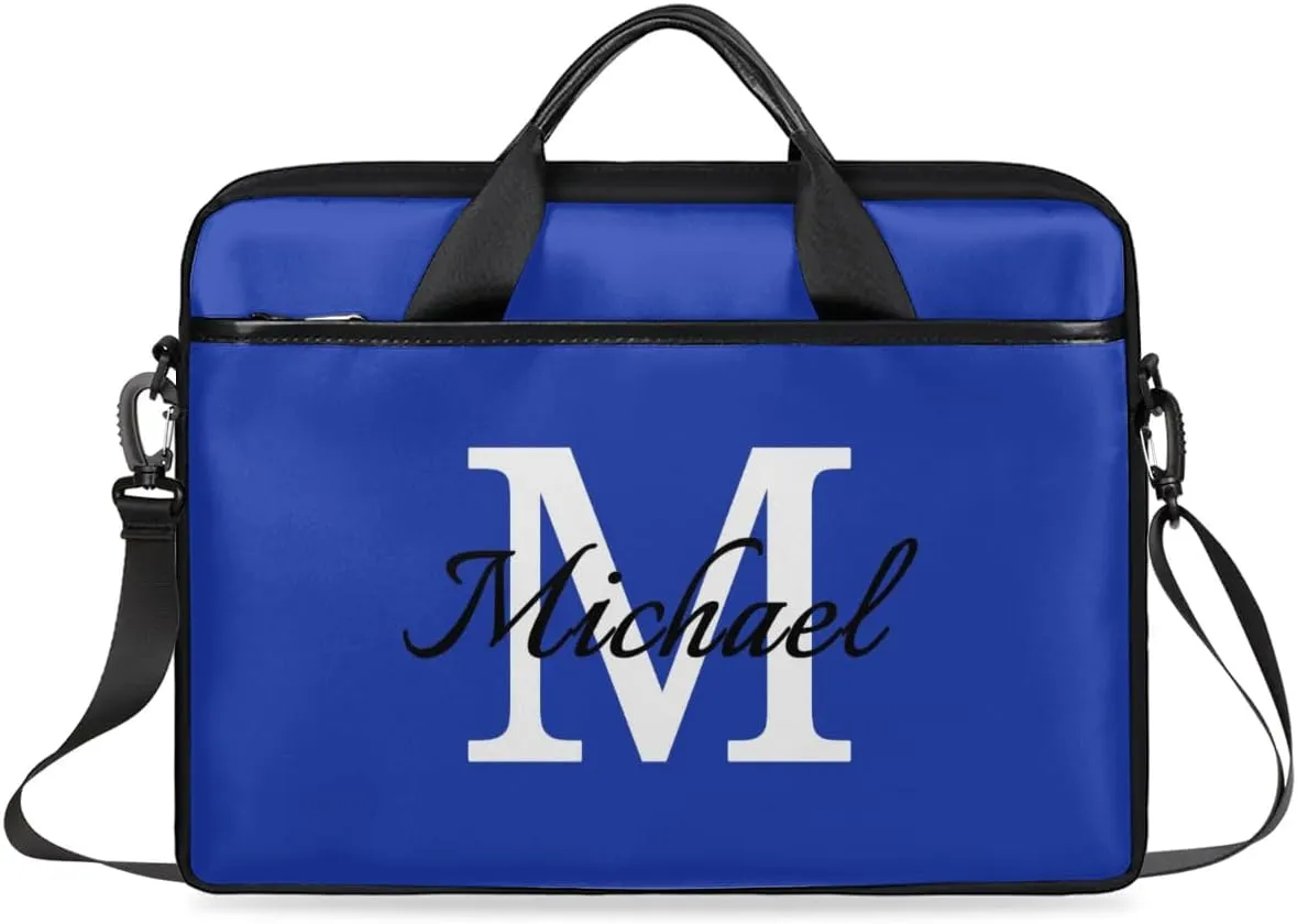 Custom Laptop Bag with Name Personalized Shoulder Bag Lightweight Computer Bag Messenger Bags with Handle