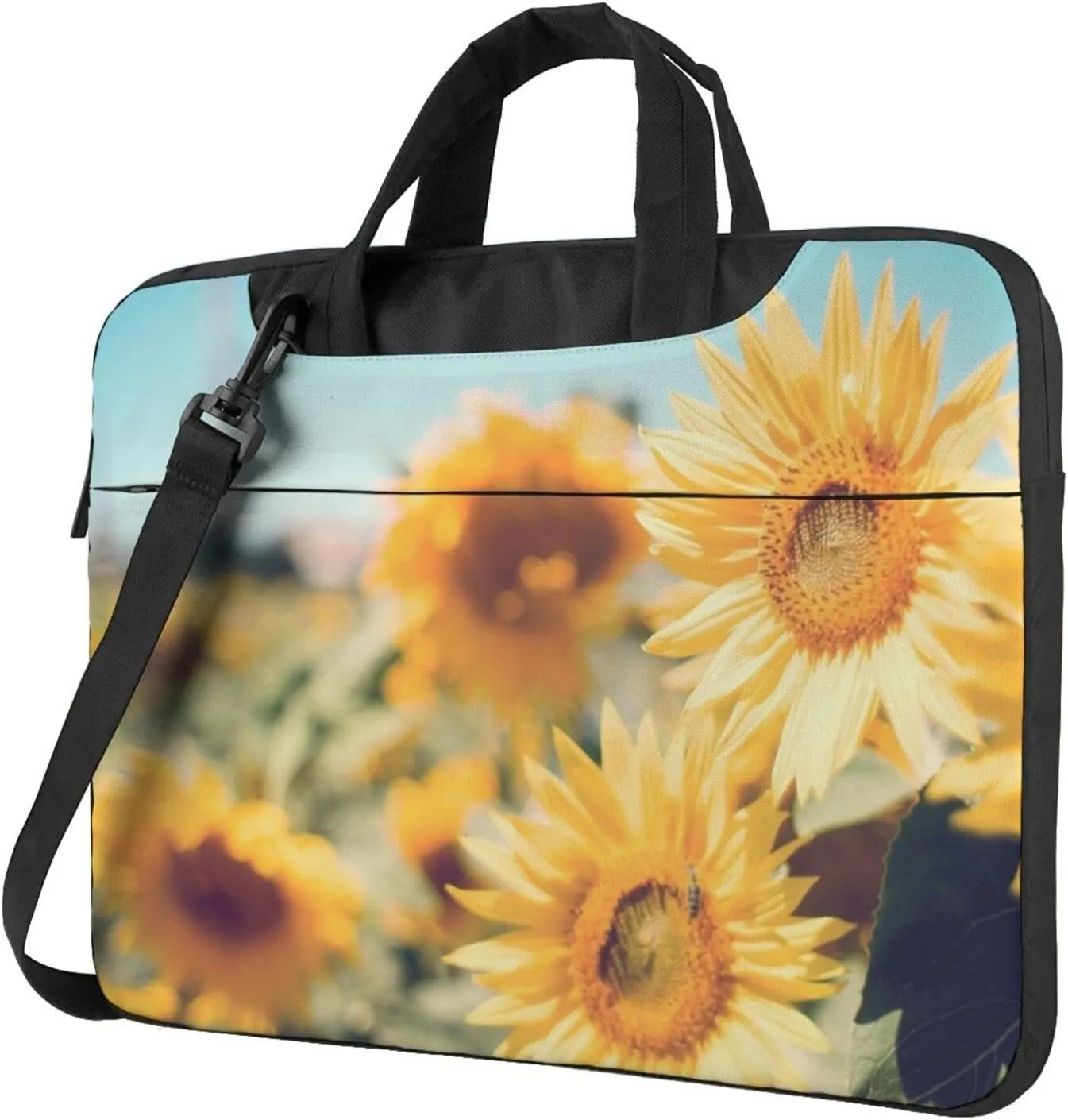 Custom Laptop Shoulder Bag Personalized Add Your Photo Text LOGO Business Briefcase Protective Messenger Bag with Handle