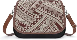 Customized Polynesian Women'S Crossbody Bag, Multi-Functional Work And Travel Bag, Fashionable Youth Small Bag