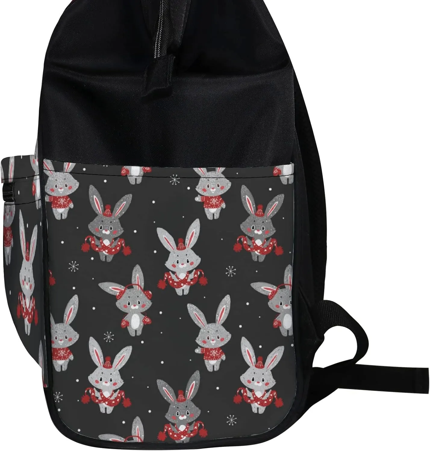 Cute Bunny Scar Diaper Bag Backpack Waterproof Backpack Baby Nappy Changing Bag for Travel Large Capacity Durable and Stylish for Woman