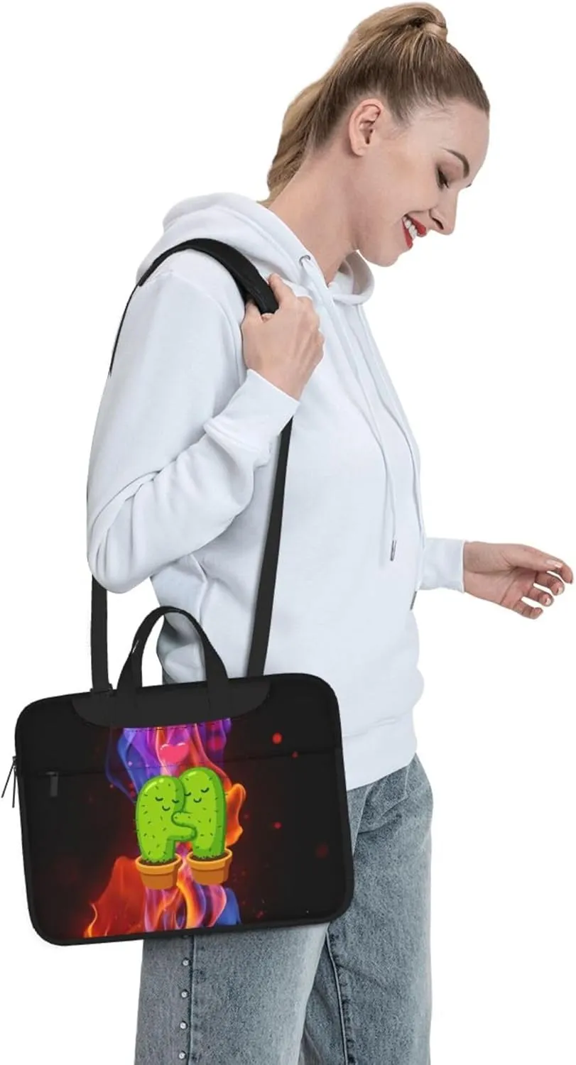 Cute Cartoon Rat Laptop Shoulder Bag ​for Men Women, Computer Carrying Case Messenger Bag with Strap