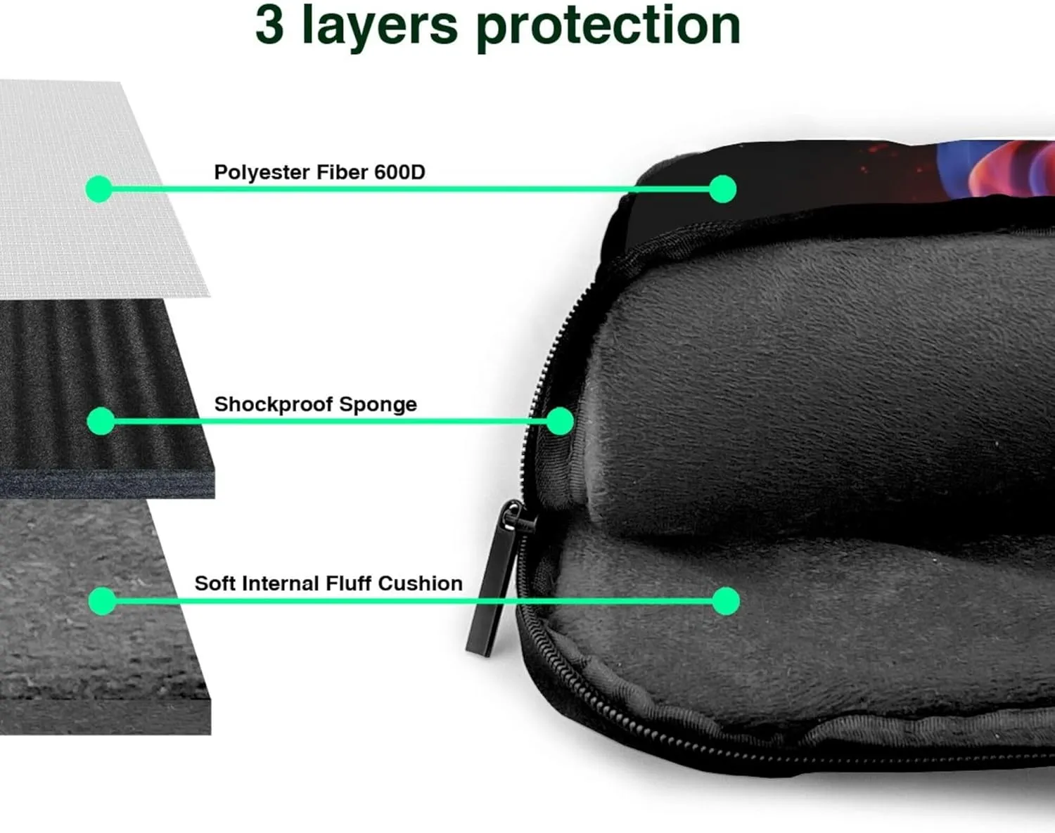 Cute Cartoon Rat Laptop Shoulder Bag ​for Men Women, Computer Carrying Case Messenger Bag with Strap