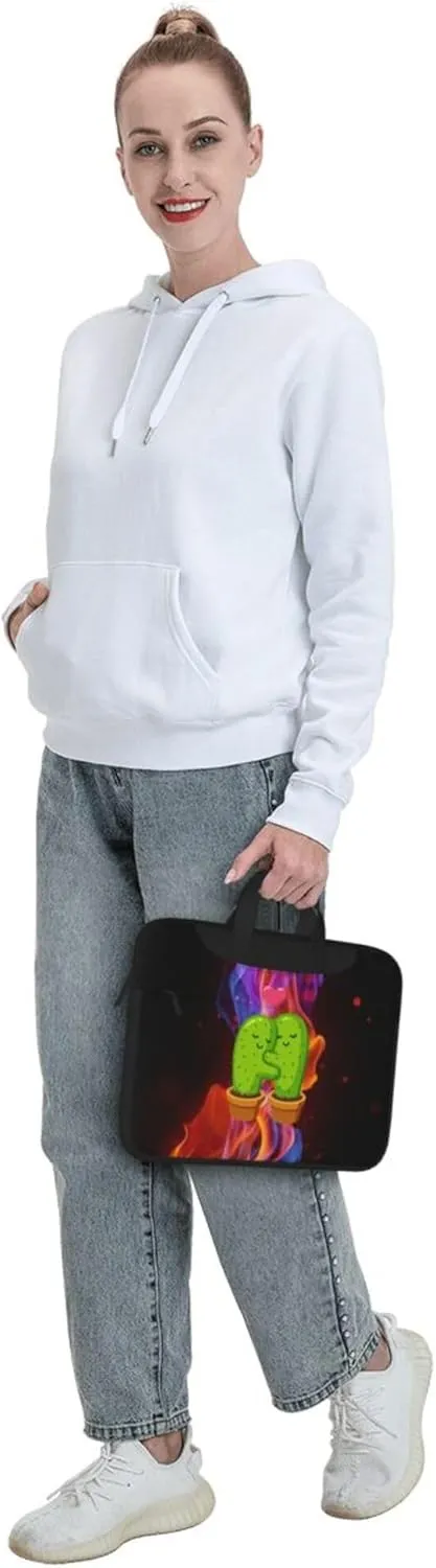Cute Cartoon Rat Laptop Shoulder Bag ​for Men Women, Computer Carrying Case Messenger Bag with Strap