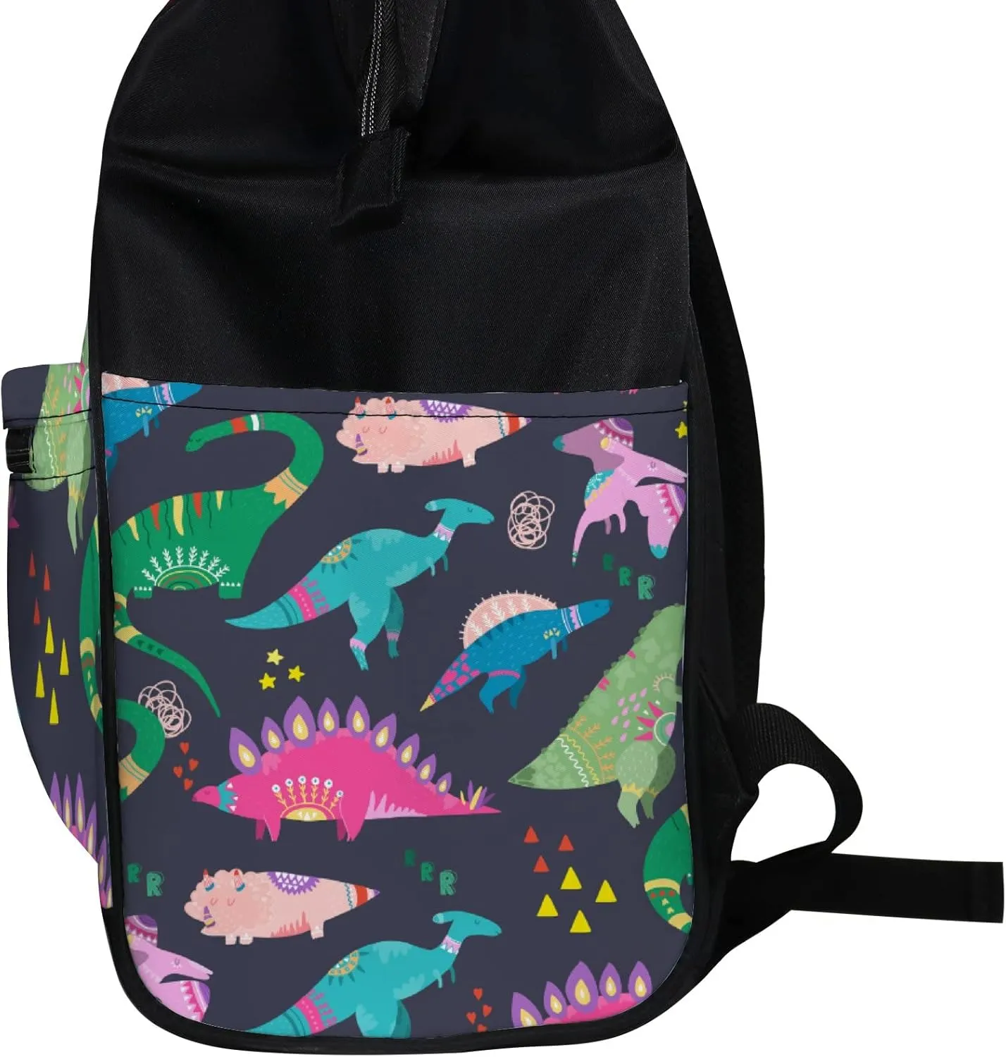 Cute Dinosaurs Colored Diaper Bag Backpack Waterproof Backpack Baby Nappy Changing Bag for Travel Large Capacity Durable and Stylish for Woman