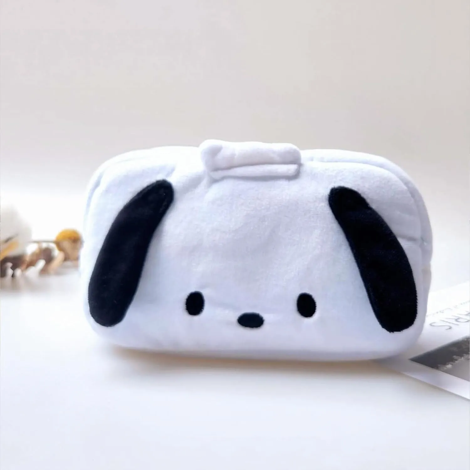 Cute Dog Cosmetic Bag, Cartoon Makeup Bag for Girls, Kawaii Anime Cartoon Capacity bag case for women(Pocca)