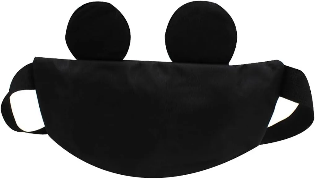 Cute Kids Fanny Pack for Little Kids Toddler Waist Bag Children's Mouse Canvas Baby Fanny Pack