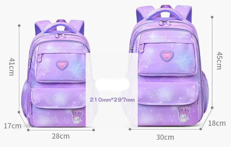 Cute Schoolbag for Elementary Students - Lightweight Casual Backpack