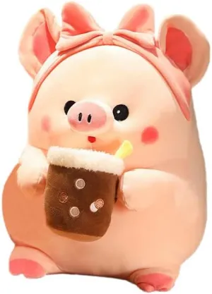 Cute Stuffed Animals Cartoon Pig,Plush Body Pillow Plush Doll Toys Pig, Soft Plush Cuddle Pillow Buddy, Thanksgiving Halloween Christmas Birthday Gifts for Girls Boys