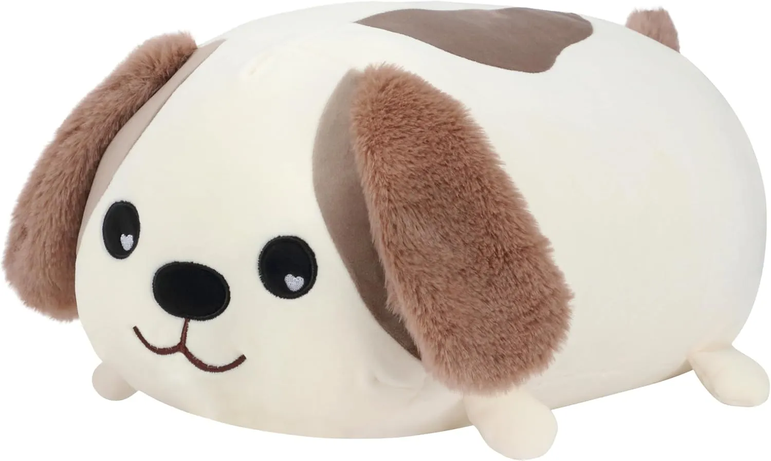 Cuteoy 17.7" Puppy Stuffed Animal Plush Pillow Soft Comfortable Plushies Large Throw Body Pillow Sleeping Dog Plush Toy for Girls Boys Birthday
