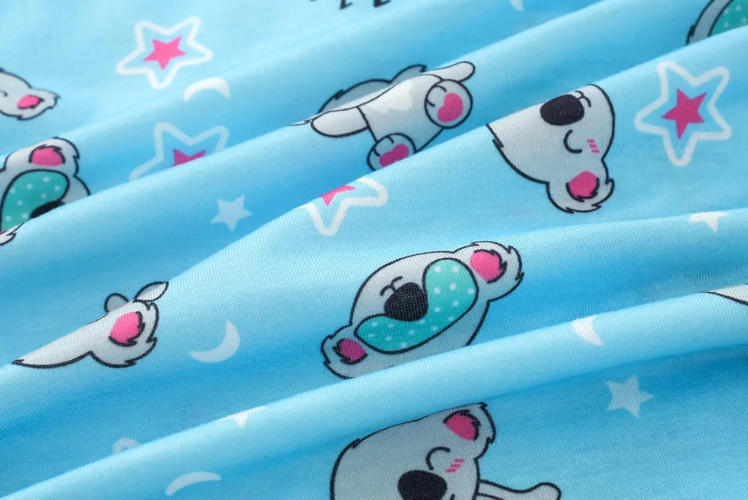 CYCHELRY Big Girls Cartoon Pajamas Set-2PCS Button Down Long Sleeve and Pants Teens PJS Set Size 6-16