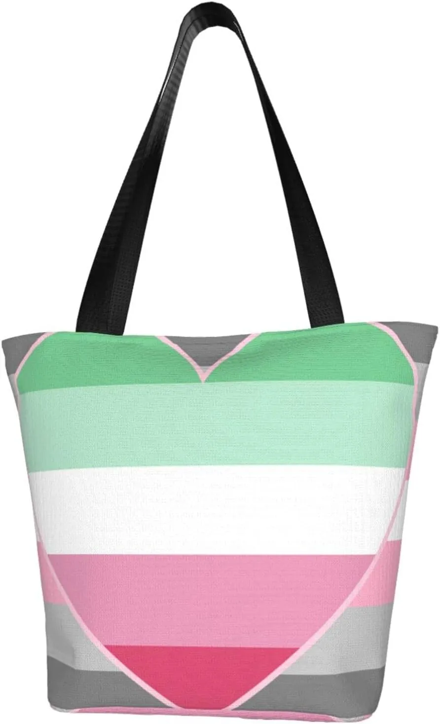 Demigirl Abro-Pride Flag Lgbtq Fashion Shoulder Bag Large Capacity For Man Or Woman