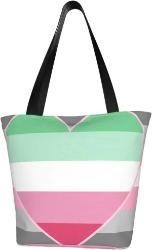 Demigirl Abro-Pride Flag Lgbtq Fashion Shoulder Bag Large Capacity For Man Or Woman