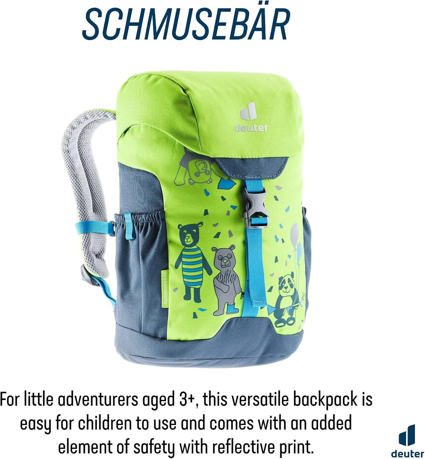 Deuter Schmusebar Backpack I Children's Day Pack for School, Traveling & Hiking