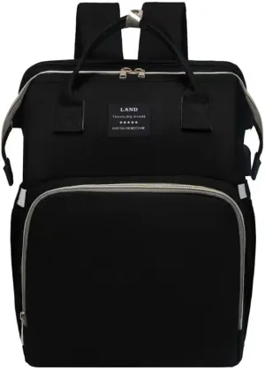 Diaper Bag Backpack, Baby Toddler Bags for Girls Boys Women Large Big Travel Backpack (black)