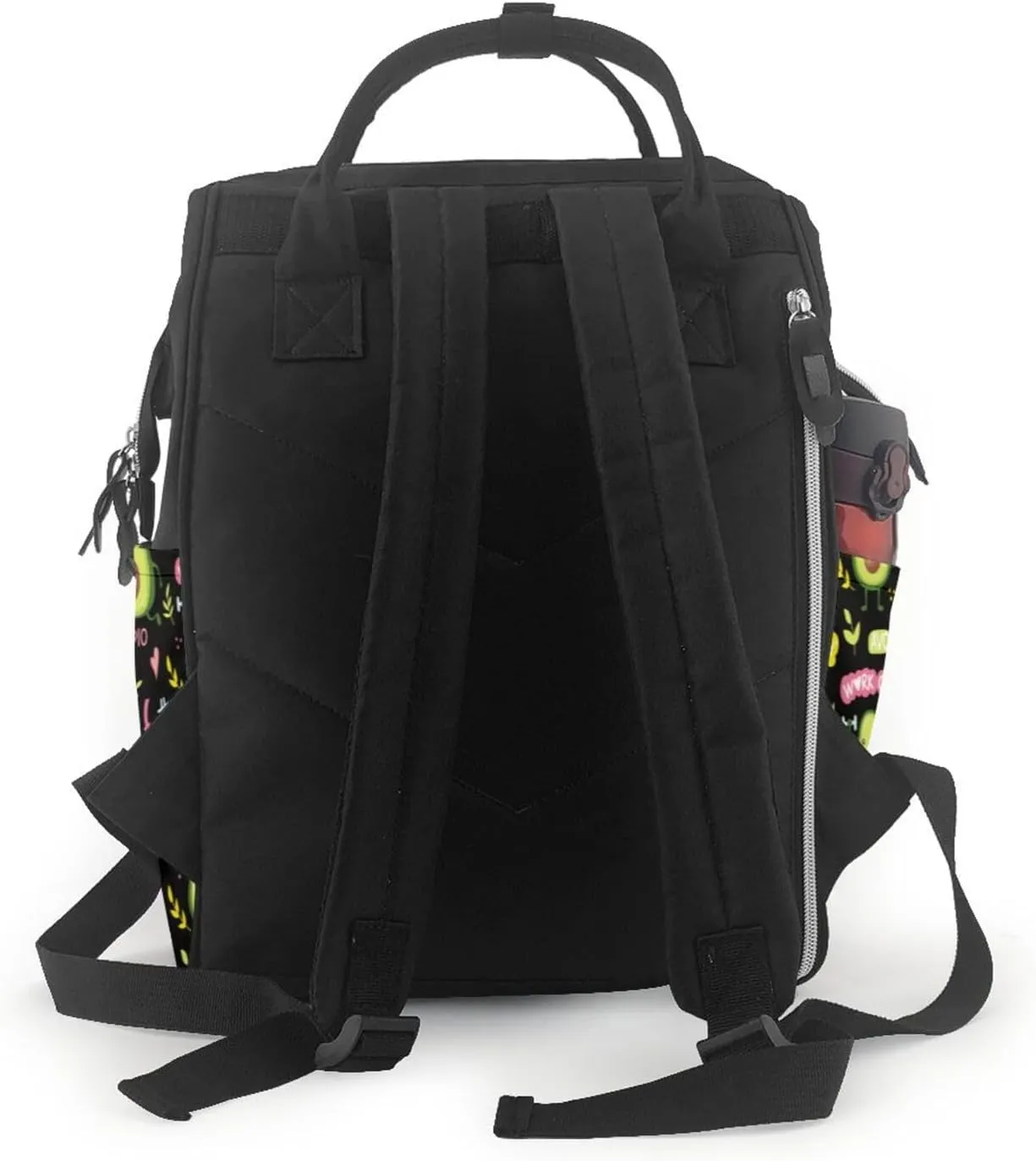 Diaper Bag Backpack For Women, Avocado Work Out Waterproof Multifunction Travel Pack Maternity Baby Changing Bags, Nappy Baby Bags With Multi-Function For Baby