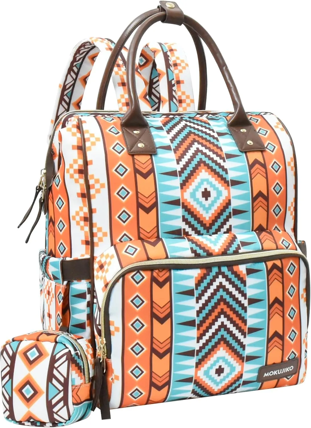 Diaper Bag Backpack for Women, Baby Bag for Mom, Wrangler Diaper Bags, Big Diaper Bag with Stroller Straps Pacifier Case, Multifunctional Unisex Travel Diaper Bag for Mom Dad Women (flower)