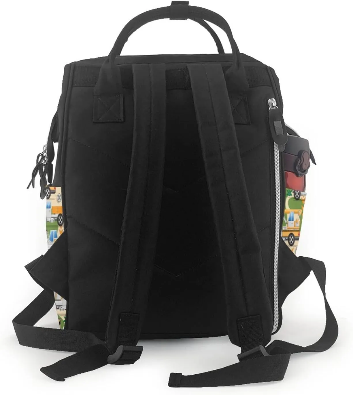 Diaper Bag Backpack For Women, Construction Machinery1 Waterproof Multifunction Travel Pack Maternity Baby Changing Bags, Nappy Baby Bags With Multi-Function For Baby